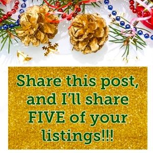 🎄December Share Game! Share this, and I’ll share 5 of your listings!